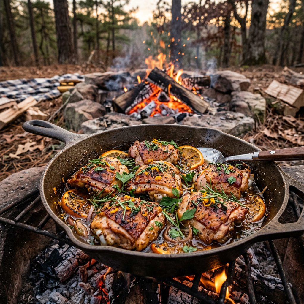 Nassau Citrus Campfire Chicken