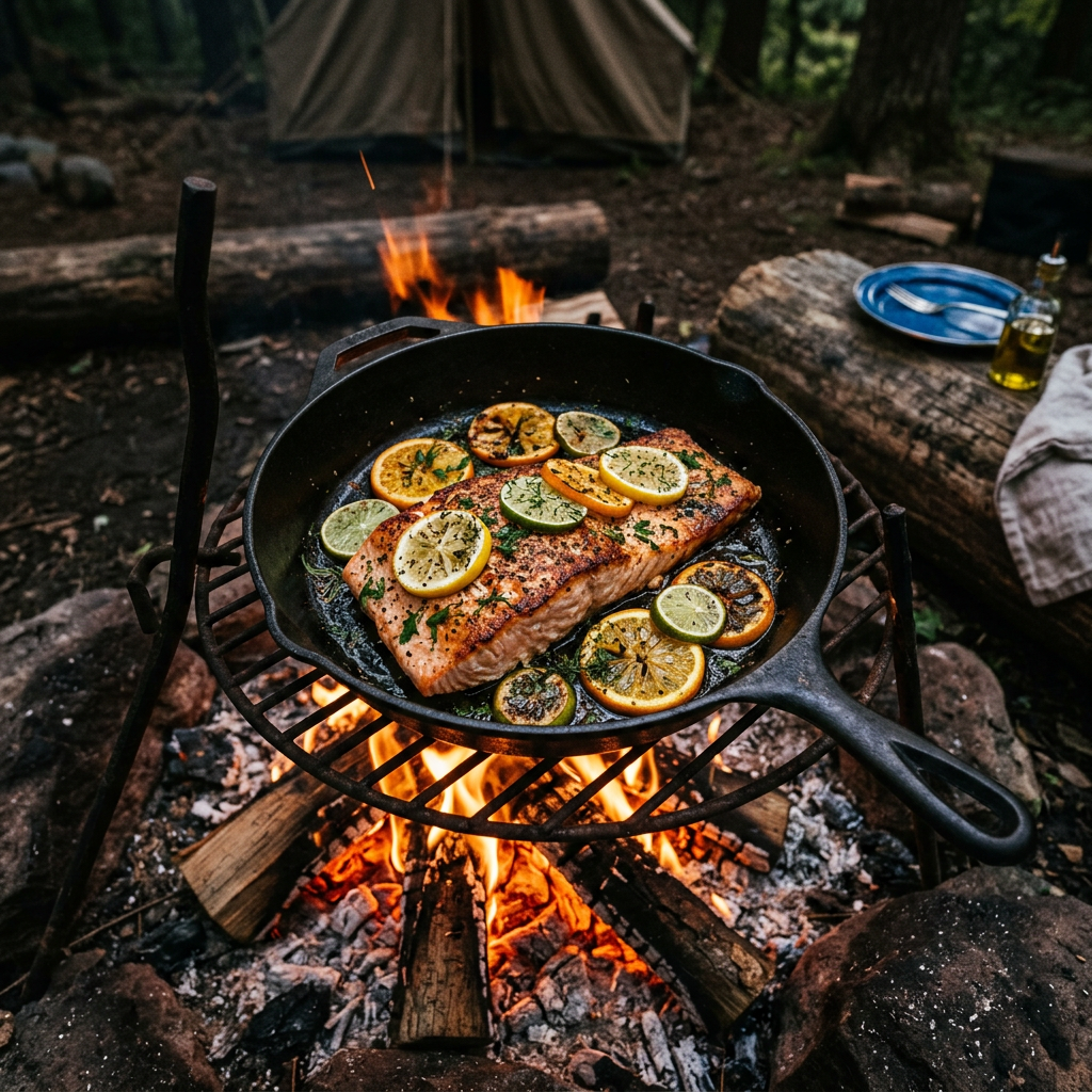 Flame Kissed Wood Fired Citrus Salmon